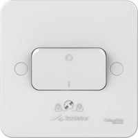 Show details for  10A 3 Pole Fan Isolator Control Switch, 1 Gang, White, Lisse Range