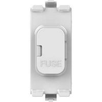 Show details for  13A Fused Connection Unit Module, White, Lisse Range