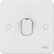 Show details for  20AX Double Pole Switch with Indicator, 1 Gang, Matt White, Lisse Range