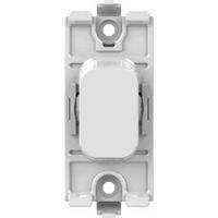 Show details for  20A Double Pole Grid Switch Module, White, Lisse Range