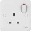 Show details for  13A Double Pole Switched Socket, 1 Gang, White, Lisse Range