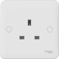 Show details for  Lisse 13A 1 Gang Unswitched Socket - White
