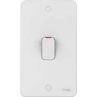 Show details for  Lisse 50A 2 Gang 2 Pole Switch with Indicator Lamp - White