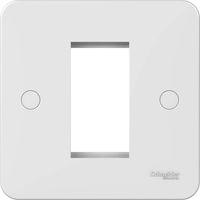 Show details for  Lisse 1 Gang 1 Module Plate - White