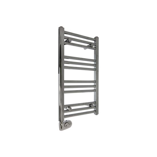 150W Chrome Heated Towel Rail with Thermostat