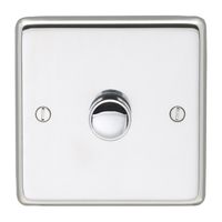 Show details for  1 Gang 2 Way LED Dimmer Switch - Polished Stainless