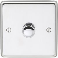 Show details for  LED 2 Way Dimmer Switch, 1 Gang, Polished Stainless Steel, Stainless Steel Range