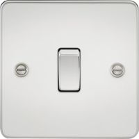 Show details for  10AX 2 Way Switch, 1 Gang, Polished Chrome