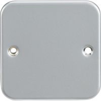 Show details for  Metal Clad Blanking Plate, 1 Gang, Grey