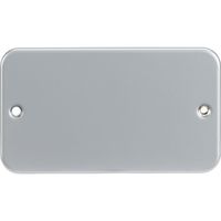 Show details for  Metal Clad Blanking Plate, 2 Gang, Grey