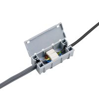 Show details for  WAGOBOX Light Junction Box, 39mm x 29mm x 95mm, Grey