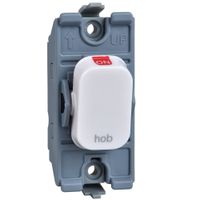 Show details for 20A Double Pole Grid Switch Module 'Hob', White, Lisse Range