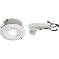Show details for  3W LED Emergency Downlight (Maintained/Non-Maintained), 3000K, 145lm, 230V, IP20, White