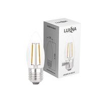 Show details for  2W LED Candle Filament E27/ES Extra Warm White - Clear