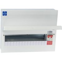Show details for  100A Consumer Unit, 10 Way, 270mm x 280mm x 104mm, 230V, IP2XC