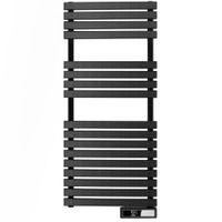 Show details for  450W Oil Filled WiFi Electric Towel Rail, 500 x 1168mm, Graphite, D Series