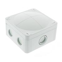 Show details for  COMBI 407 Junction Box with Terminal Block, 95mm x 95mm x 60mm, Polypropylene, IP66 / 67, Grey