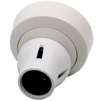Show details for  Safety Access Batten Lampholder with Safety Cover, White