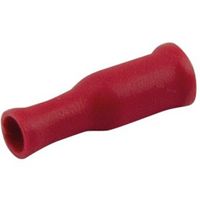 Show details for  Crimp Terminal Bullet Female (4.0mm) - Red [Pack of 100]