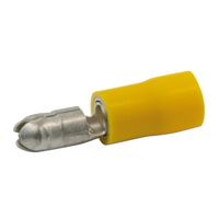 Show details for  Crimp Terminal Bullett Male (5.0mm) - Yellow [Pack of 100]