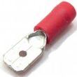 Show details for  Crimp Terminal Female Spade, 6.35mm, 0.5mm²-1.5mm², 10A, Red [Pack of 100]