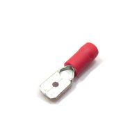 Show details for  Crimp Terminal Male (6.3mm) - Red [Pack of 100]