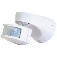 Show details for  PIR Light Controller, 180°, 12m, 2300W, IP55, White