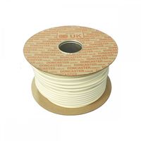 Show details for  3093Y Heat Resistant Flexible Cable, 0.75mm², PVC, White (25m Drum)