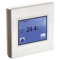 Show details for  Touchscreen Underfloor Heating Thermostat - White