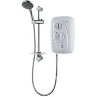 Show details for  8.5kW T80Z Fast-Fit Thermostatic Electric Shower, White and Chrome
