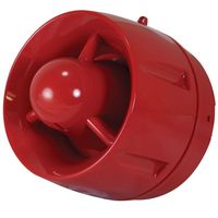 Show details for  Hi-Output Wall Sounder, 103dB, Red, Shallow Base