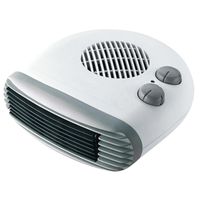 Show details for  2kW Fan Heater, Adjustable Thermostat, White