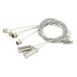 Show details for  Panel Recessed LED Suspension Cable Kit - Use with 1200x600mm & 1200x300mm