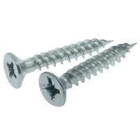 Show details for  Twin Thread Screw, M10 x 1", Bright Zinc Plated Carbon Steel [Pack of 200]