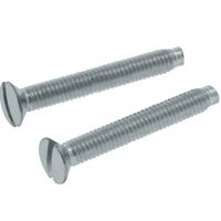 Show details for  Slotted Raised Countersunk Screw, M3.5 x 25mm, Zinc Plated Steel [Pack of 100]