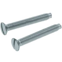 Show details for  Slotted Raised Countersunk Screw, M3.5 x 40mm, Zinc Plated Steel [Pack of 100]