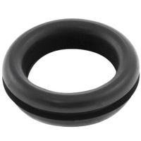 Show details for  Quick Fit Open Cable Grommet, 20mm, PVC (Polyvinyl Chloride), Black [Pack of 100]