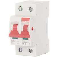 Show details for  63A Isolator, 2 Pole, DIN Rail