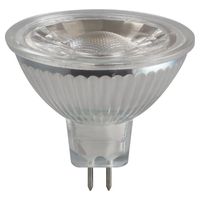 Show details for  5W LED MR16 Glass COB Lamp, 2700K, 350lm, GU5.3, Non Dimmable, 12V