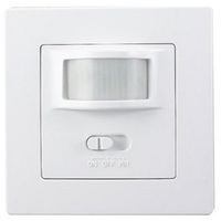 Show details for  Infra Red Motion Detector Wall Switch, 160°, 9m, IP20, White