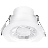 Show details for  Spryte™ 8W Fixed Integrated Non-Dimmable Downlight, 620lm, 3000K, IP44, Matt White