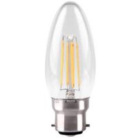 Show details for  4W LED Filament Candle Lamp, 2700K, B22