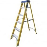 Show details for  Fibreglass SwingBack Ladders 10 Tread