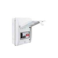 Show details for  100A Consumer Unit, 5 Module, 3 Way, IP65, White