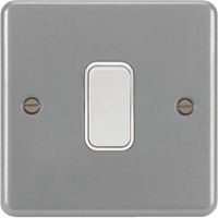 Show details for  10AX 2 Way Wall Switch, 1 Gang, Grey