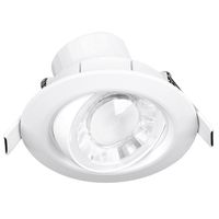 Show details for  Spryte™ 8W Adjustable Integrated Dimmable Downlight, 620lm, 3000K, IP44, Matt White