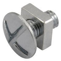 Show details for  Roofing Bolt, M6 x 12mm, Bright Zinc Plated Steel [Pack of 100]
