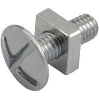 Show details for  Roofing Bolt, M6 x 16mm, Bright Zinc Plated Steel