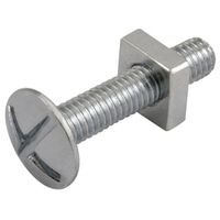 Show details for  Roofing Bolt, M6 x 25mm, Bright Zinc Plated Steel [Pack of 100]