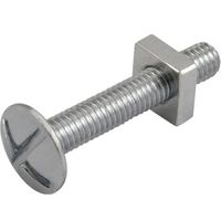 Show details for  Roofing Bolt, M6 x 30mm, Bright Zinc Plated Steel